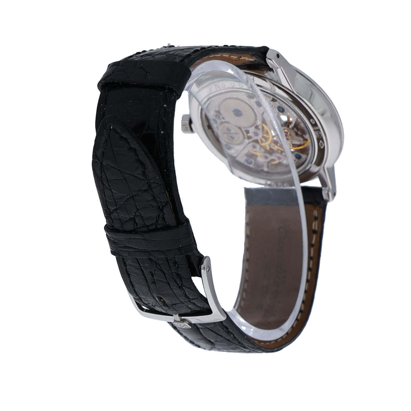 Eterna 1856 Platin Skeleton Watch 3301.78.63 Vintage Full Set NOS ungetragen m. Zertifikat - Bild 6