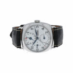 Dubey & Schaldenbrand Diplomatic Argent 925 Sterling Carré Cambré Diplomatic GMT - Bild 4 Vorschau
