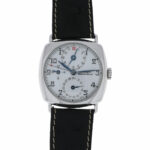 Dubey & Schaldenbrand Diplomatic Argent 925 Sterling Carré Cambré Diplomatic GMT - Bild 5 Vorschau