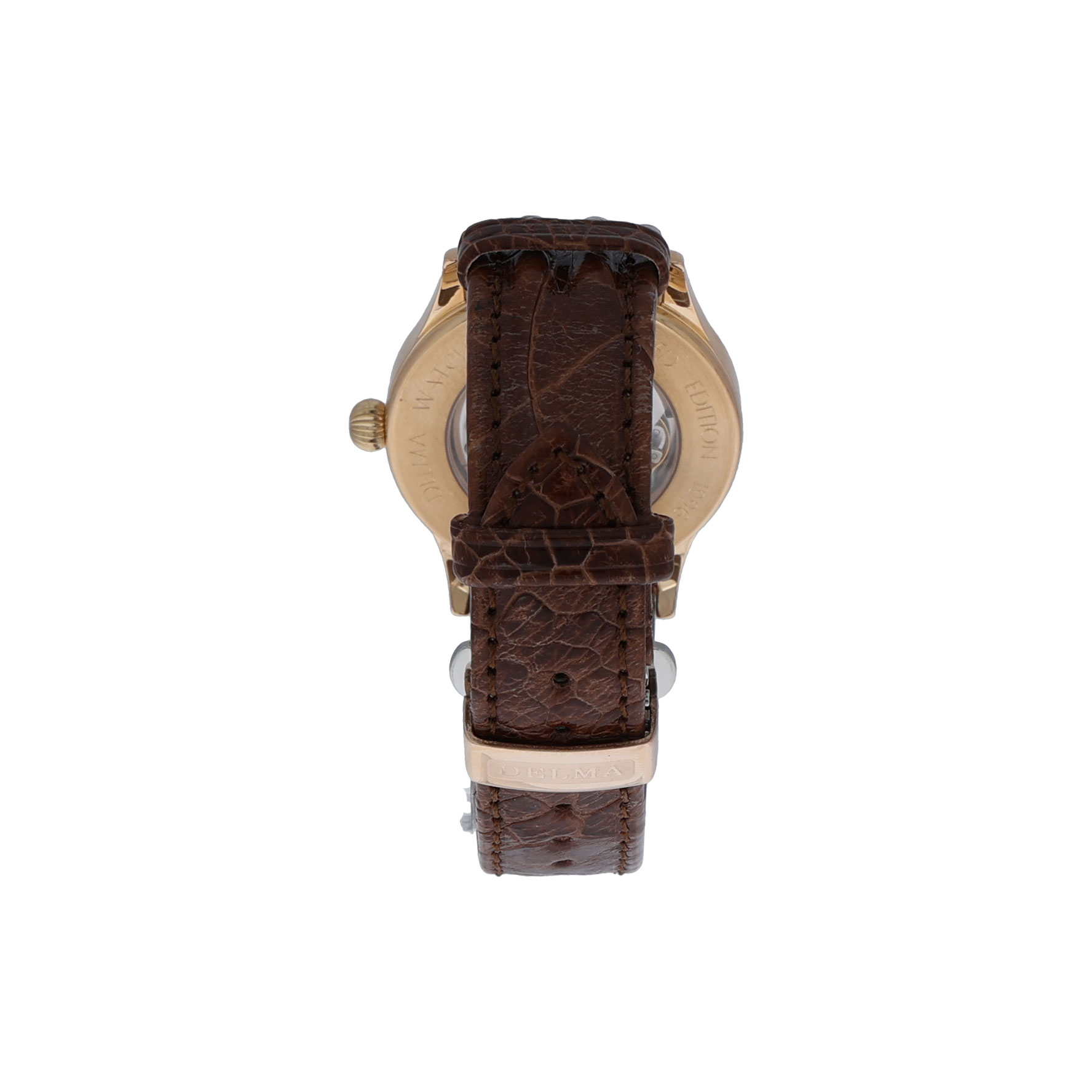 Delma Regulateur Ref. 5016 Pink Gold 18K Full Set New Old Stock limited Edition 1996 - Bild 8