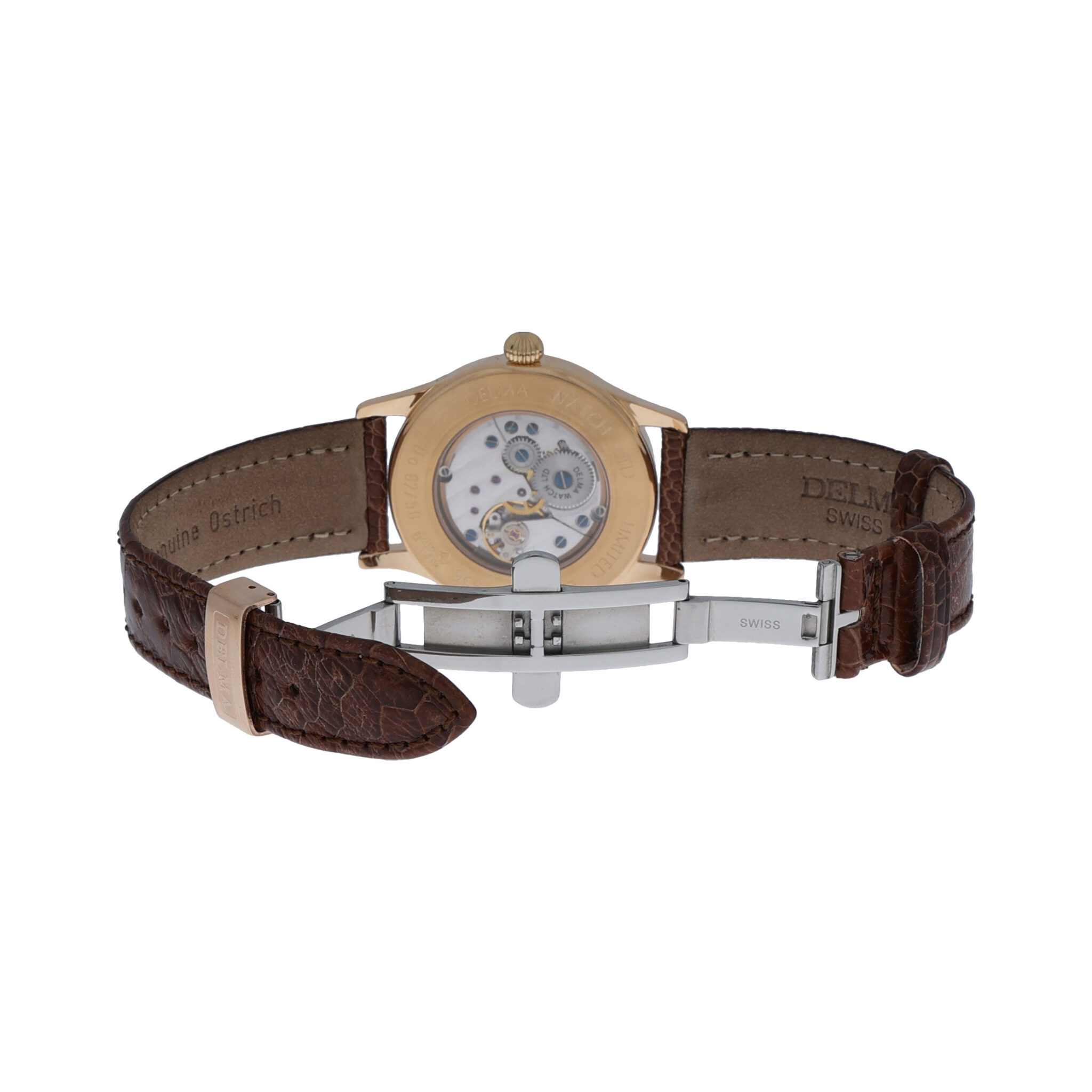 Delma Regulateur Ref. 5016 Pink Gold 18K Full Set New Old Stock limited Edition 1996 - Bild 11