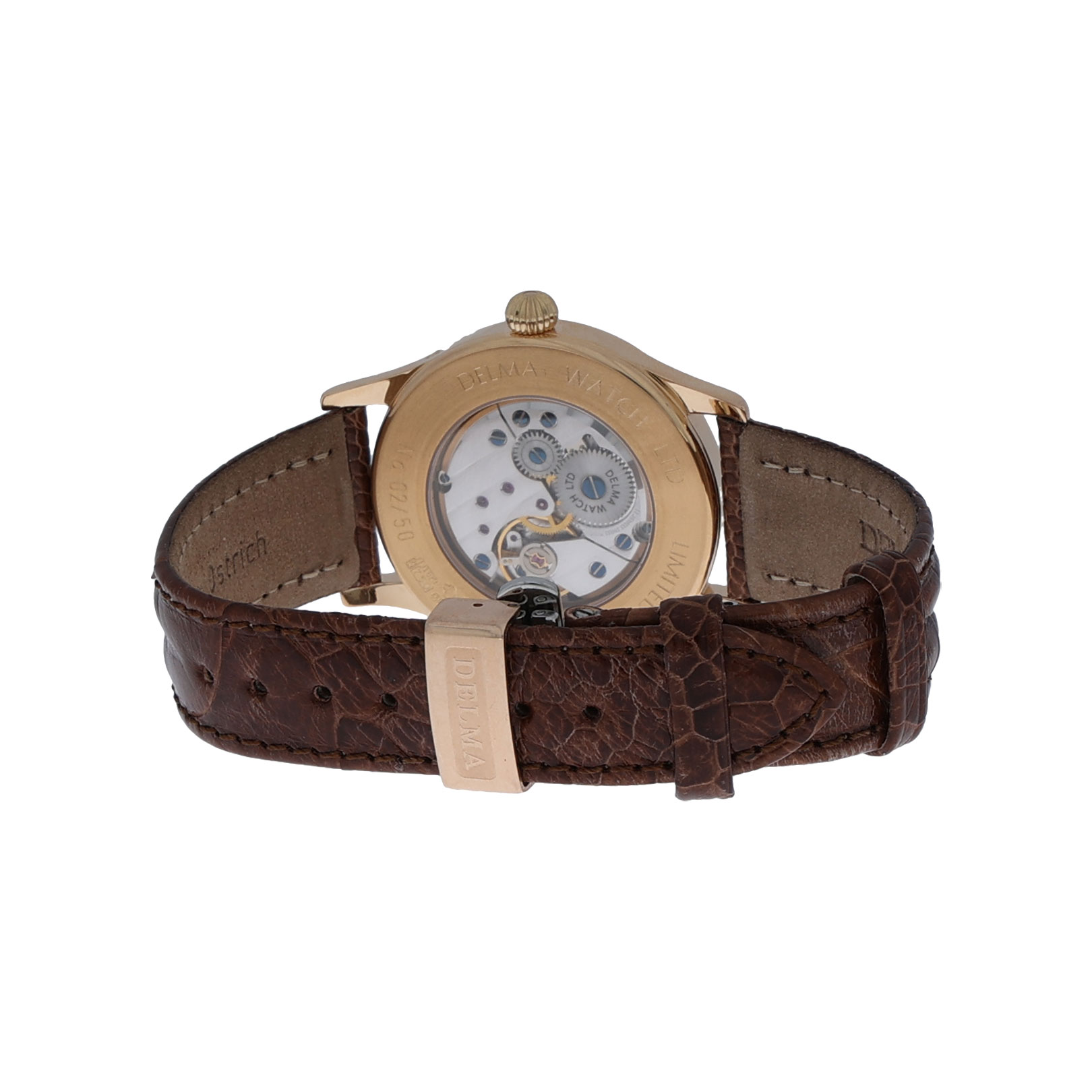 Delma Regulateur Ref. 5016 Pink Gold 18K Full Set New Old Stock limited Edition 1996 - Bild 5