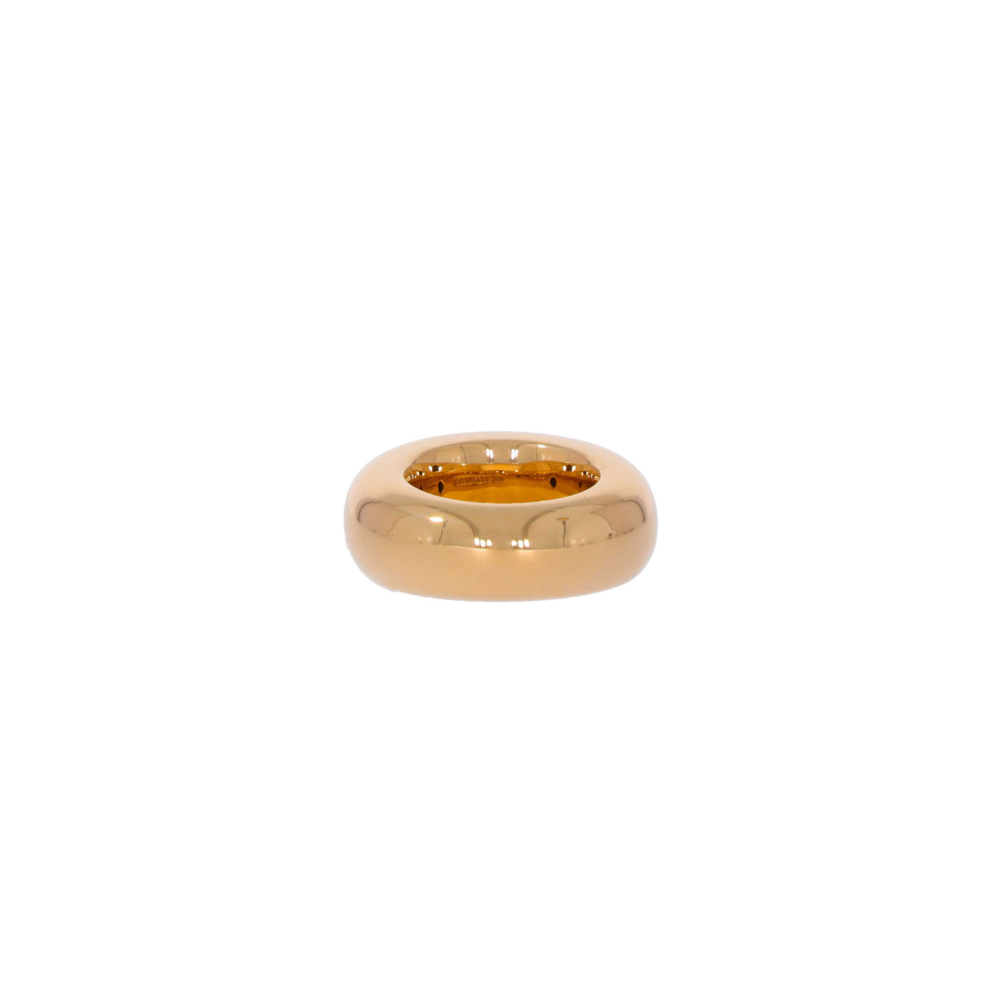 Massiver Bandring von Schubart Gelbgold 750 / 18K mit blauen Topas - Bild 3
