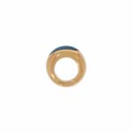 Massiver Bandring von Schubart Gelbgold 750 / 18K mit blauen Topas - Bild 4 Vorschau