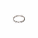 Memoire Ring Weißgold 750 / 18K mit ca. 0,5ct Diamanten - Bild 2 Vorschau