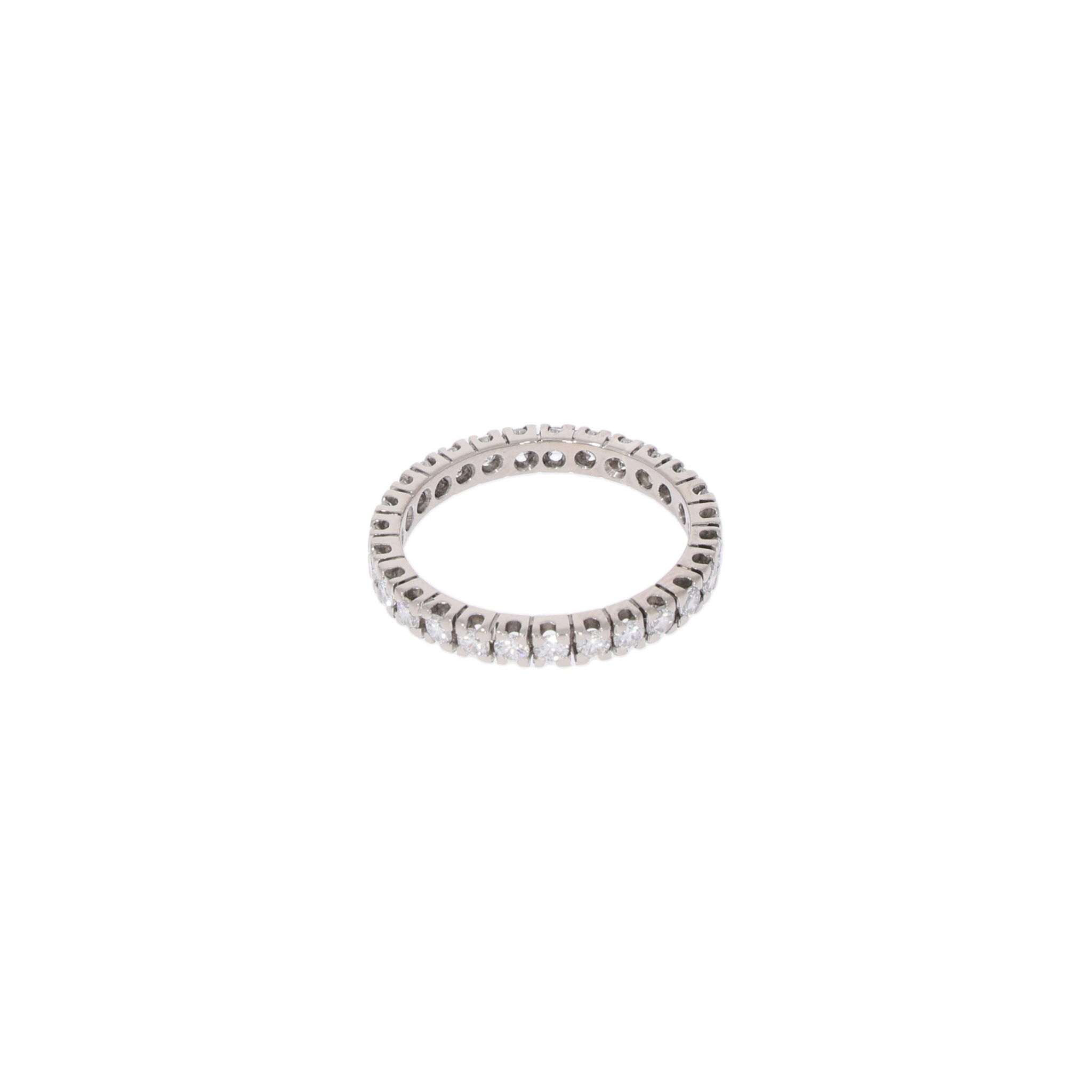 Memoire Ring Weißgold 750 / 18K mit ca. 0,5ct Diamanten - Bild 2