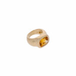 Citrin Ring Gr. 50 Gelbgold 585 / 14K - Bild 2 Vorschau