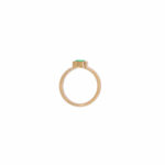 Smaragd Ring Gr. 56,5 Gelbgold 750 / 18K mit 0,2ct Diamanten - Bild 4 Vorschau