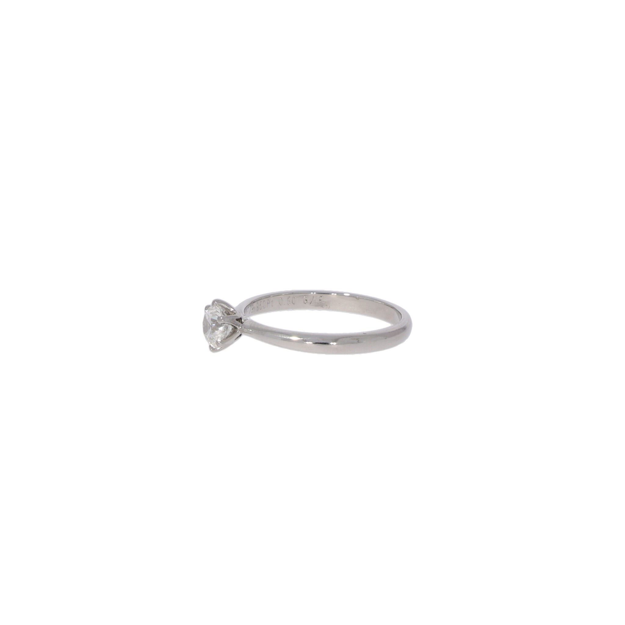 Solitärring mit 0,5ct Gr. 54 Platin 950 / GIA Zertifikat - Bild 2