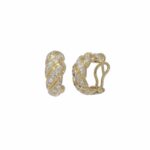 Clipcreolen Gelbgold 750 / 18K mit ca. 0,6 ct - Bild 2 Vorschau