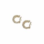 Clipcreolen Gelbgold 750 / 18K mit ca. 0,6 ct - Bild 3 Vorschau