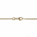Solitär Tropfen Anhänger 0,6ct Gelbgold 750 / 18K mit Schlangenkette - Bild 3 Vorschau