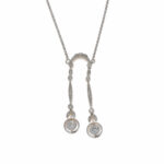 Collier Weißgold 585 / 14K mit ca. 0,6ct Diamanten Vorschau