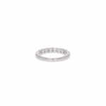 Halbmemoire Ring Gr.52 Weißgold 750 / 18K mit 0,95ct Diamanten - Bild 2 Vorschau