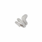 Schlangenring Weißgold 750 / 18K mit 1,4ct Diamanten Vorschau