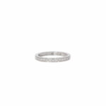 Wempe Halbmemoire Ring Gr. 51 ca. 0,1ct Diamanten Weißgold 750/ 18K Vorschau