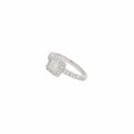 Princess Cut Ring Gr.53 Weißgold 750 / 18K / GIA Zertifikat - Bild 2 Vorschau