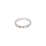 Memoire Ring Weißgold 750 / 18K mit ca. 1,05ct Diamanten - Bild 3 Vorschau