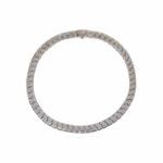 Rieviérearmband Weißgold 750 / 18K mit 5,5 ct Saphir Carrées - Bild 3 Vorschau