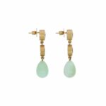 Ohrstecker Gelbgold 750 / 18K ca. 2,6ct Diamanten und ca. 1ct Saphir - Bild 2 Vorschau