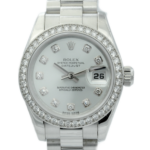 Rolex Lady-Datejust Ref. 179136 Platin Full Set 2007 no Stretch - Bild 2 Vorschau