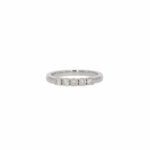 Ring Weißgold 750 / 18K mit 5 Diamanten insgesamt ca. 0,5ct Vorschau