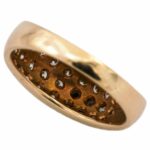 Bandring Gr.53 ca. 0,50ct Diamanten Gelbgold 585/ 14K - Bild 4 Vorschau