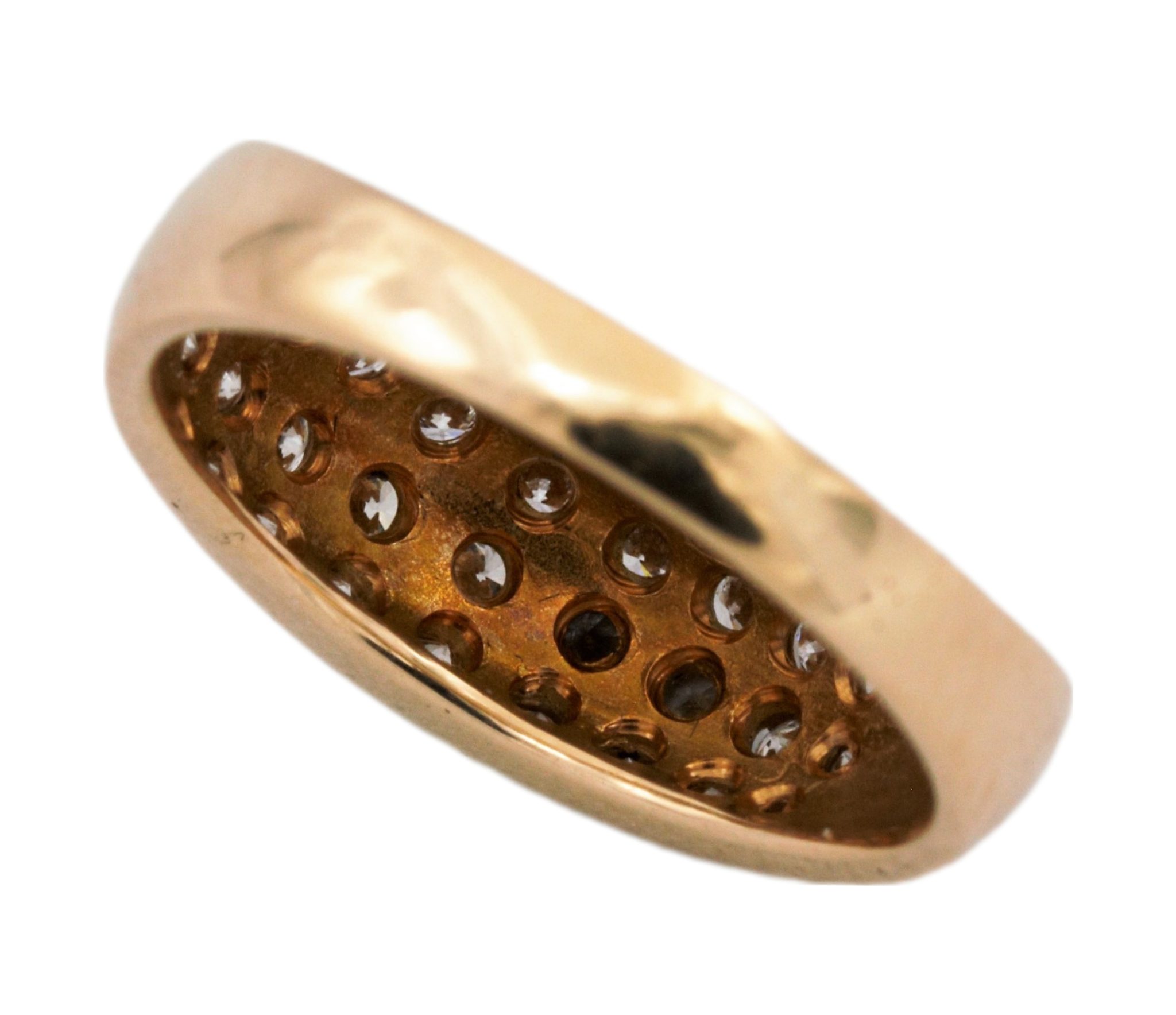 Bandring Gr.53 ca. 0,50ct Diamanten Gelbgold 585/ 14K - Bild 4