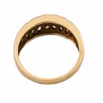 Bandring Gr.53 ca. 0,50ct Diamanten Gelbgold 585/ 14K - Bild 5 Vorschau
