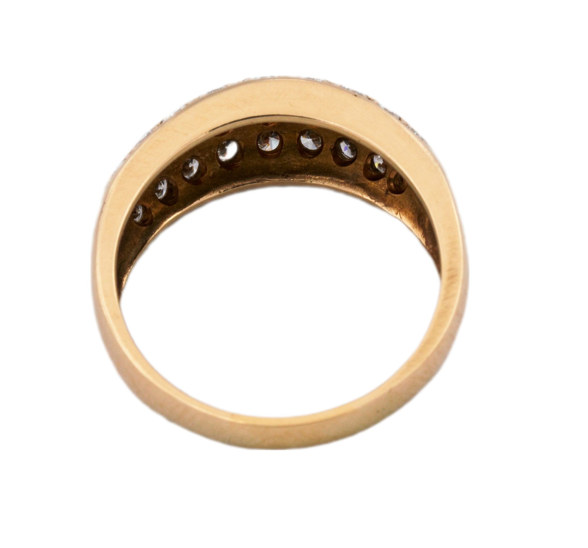 Bandring Gr.53 ca. 0,50ct Diamanten Gelbgold 585/ 14K - Bild 5