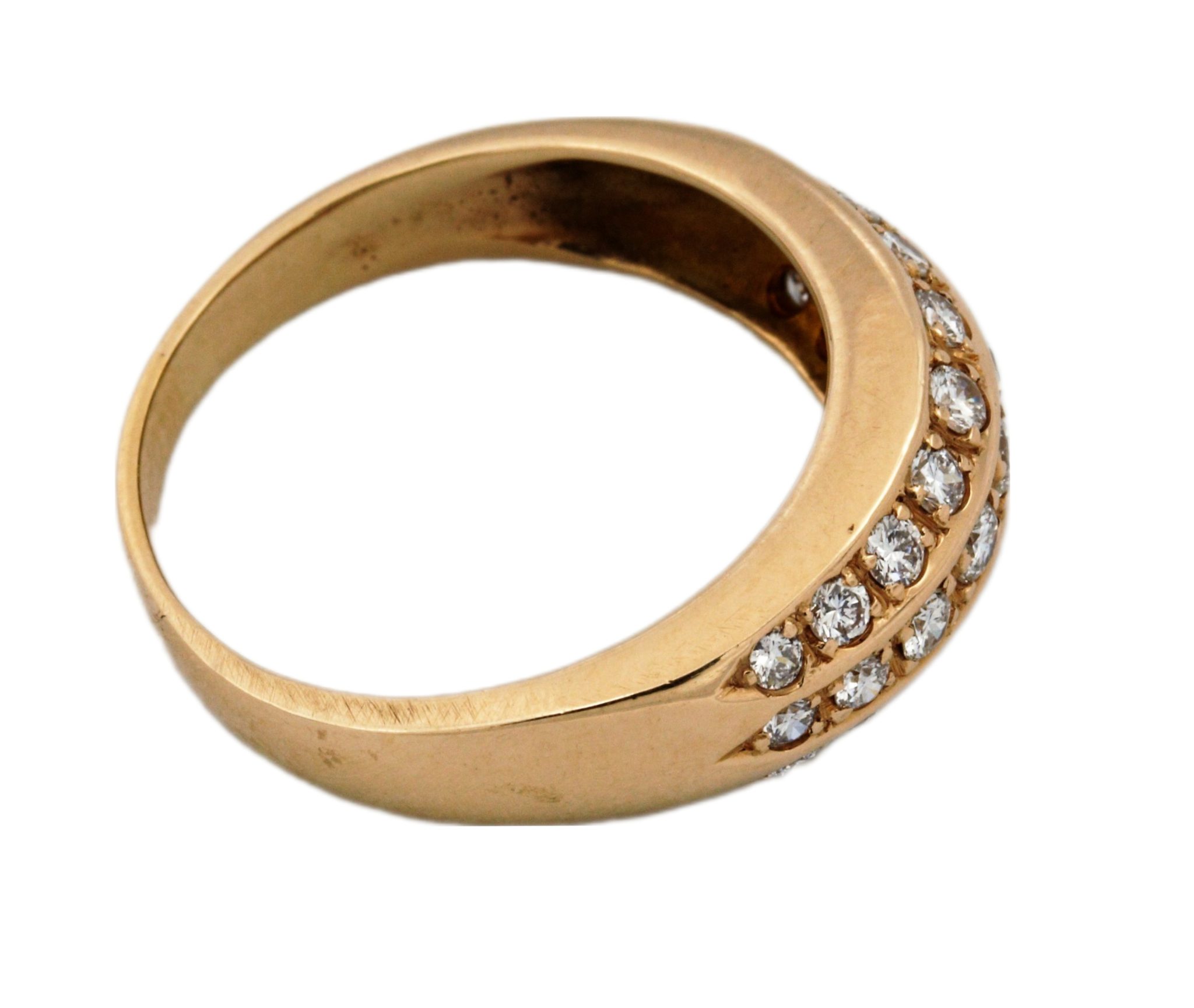 Bandring Gr.53 ca. 0,50ct Diamanten Gelbgold 585/ 14K - Bild 7