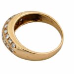 Bandring Gr.53 ca. 0,50ct Diamanten Gelbgold 585/ 14K - Bild 8 Vorschau