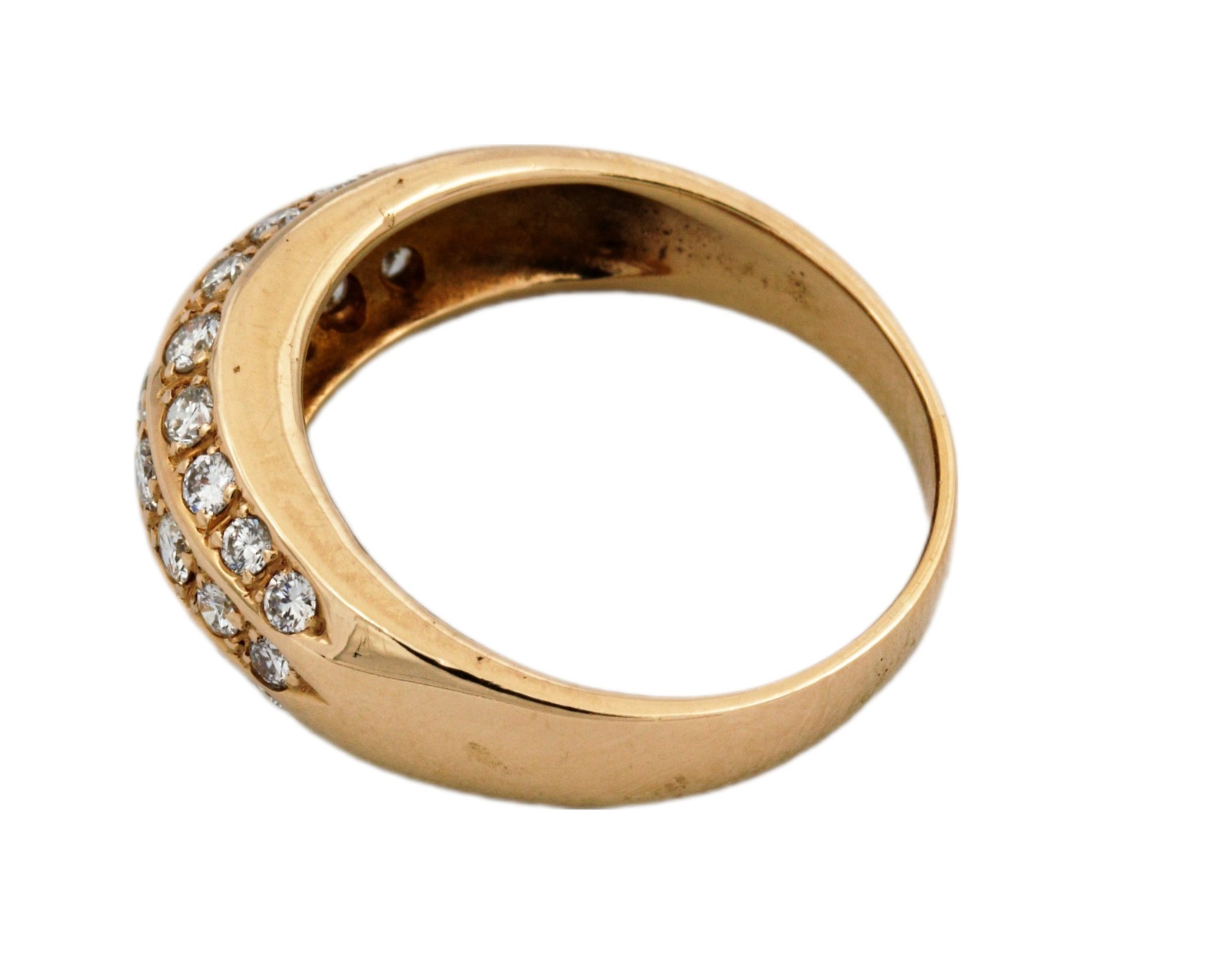 Bandring Gr.53 ca. 0,50ct Diamanten Gelbgold 585/ 14K - Bild 8