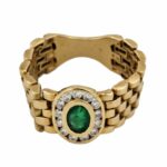 Smaragd Ring Gr.55 ca. 0,20ct Diamant Gelbgold 750/ 18K Vorschau