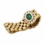 Smaragd Ring Gr.55 ca. 0,20ct Diamant Gelbgold 750/ 18K - Bild 2 Vorschau