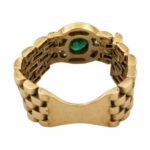 Smaragd Ring Gr.55 ca. 0,20ct Diamant Gelbgold 750/ 18K - Bild 4 Vorschau