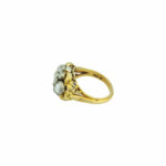 Antik Ring Gr. 52 Gelbgold 750 / 18K mit ca. 1 ct Diamanten - Bild 3 Vorschau
