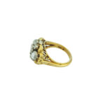 Antik Ring Gr. 52 Gelbgold 750 / 18K mit ca. 1 ct Diamanten - Bild 4 Vorschau