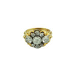 Antik Ring Gr. 52 Gelbgold 750 / 18K mit ca. 1 ct Diamanten Vorschau