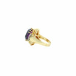 Amethyst Ring Gr.56 Gelbgold 750 / 18K mit ca. 0,27ct Diamanten - Bild 5 Vorschau