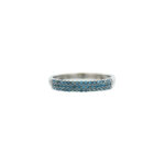 Ring Weißgold 585 / 14K mit blauen Diamanten ca. 0,40 ct Vorschau