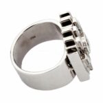 Vintage Ring Gr.50 ca. 1,08 ct Diamanten Weißgold 750/ 18K - Bild 7 Vorschau