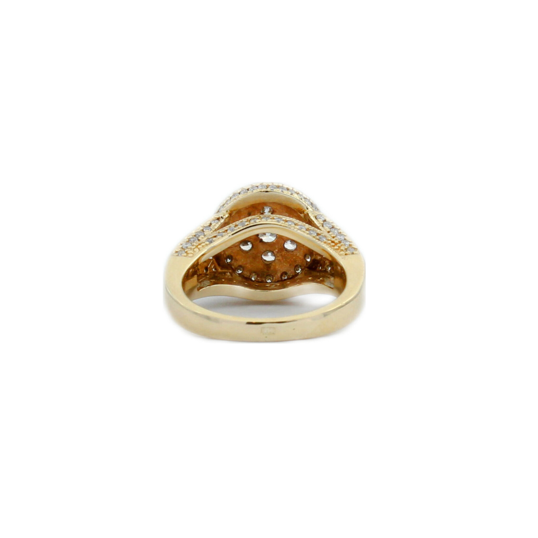 Cocktailring Gr.53 Gelbgold 585 / 14K mit ca. 1,5ct - Bild 3