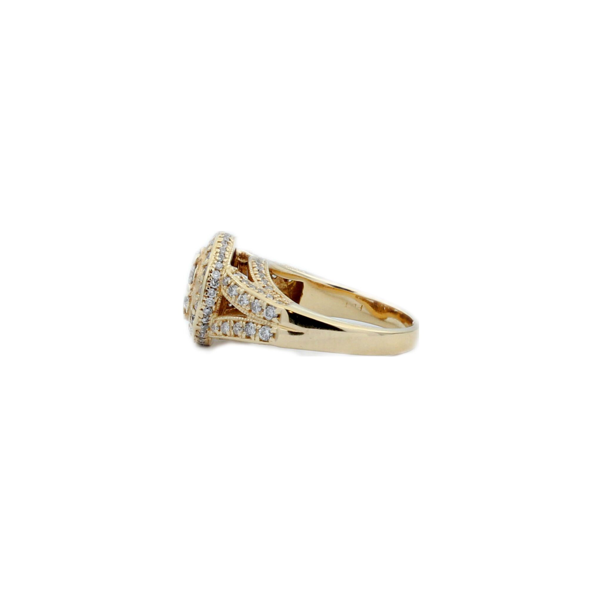 Cocktailring Gr.53 Gelbgold 585 / 14K mit ca. 1,5ct - Bild 4