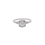 Solitärring Gr.55,5 Weißgold 750 / 18K mit ca.0,75ct Diamanten Vorschau