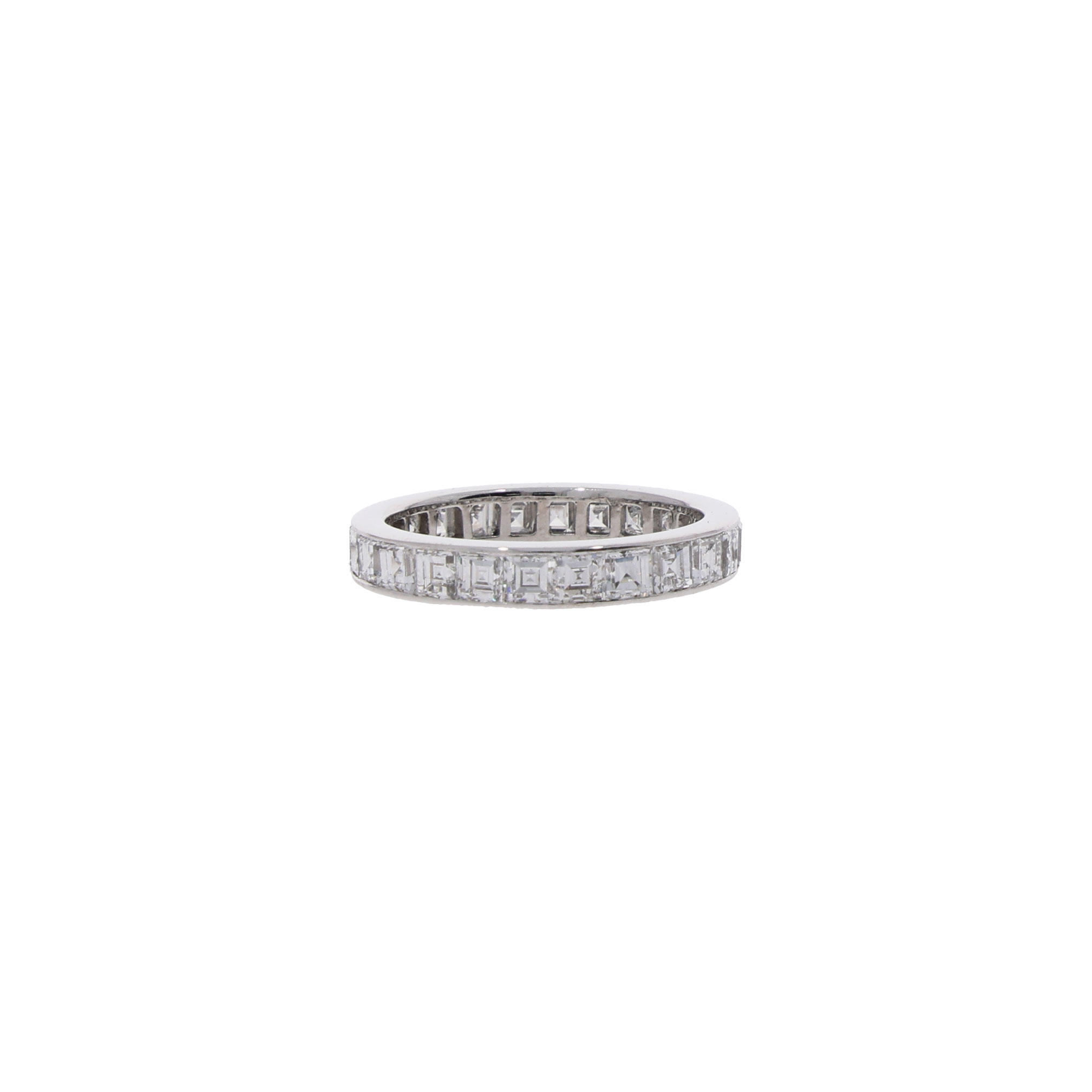 Memoirering Gr. 50 Weißgold 750 / 18K mit ca. 1,20 ct Diamanten