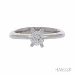 Solitärring Gr.52 Weißgold 585 / 14K mit 0,5ct Diamant GIA Zertifikat Vorschau
