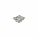 Diamant Ring Gr.57 Weiß- / Gelbgold 585 / 14K mit ca. 1,2ct Vorschau