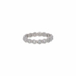 Memoire Ring Gr.60 Weißgold 585 / 14K mit ca. 0,94ct Diamanten Vorschau