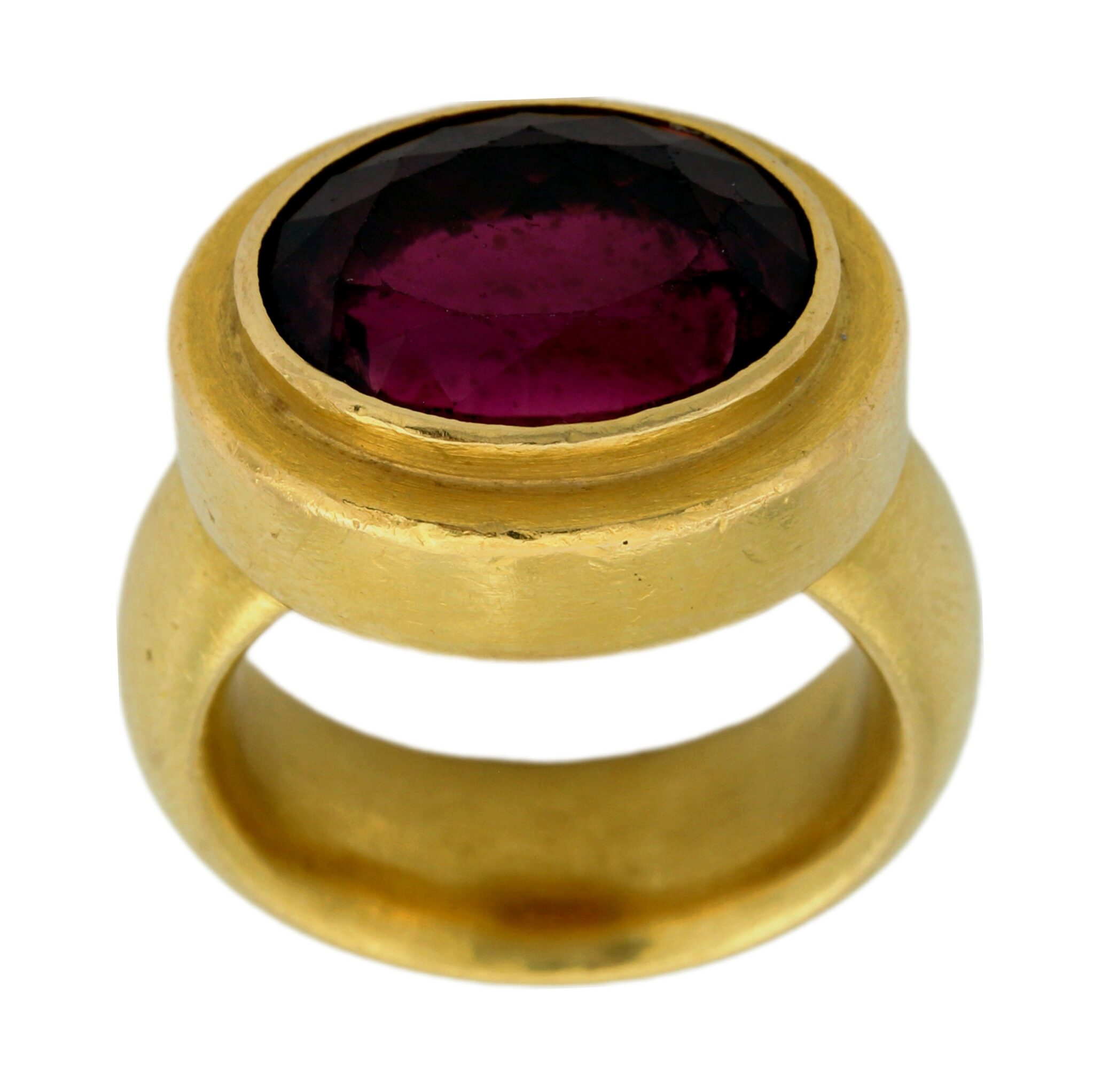 Turmalin Ring Gr. 54 Gelbgold 900 - Bild 2